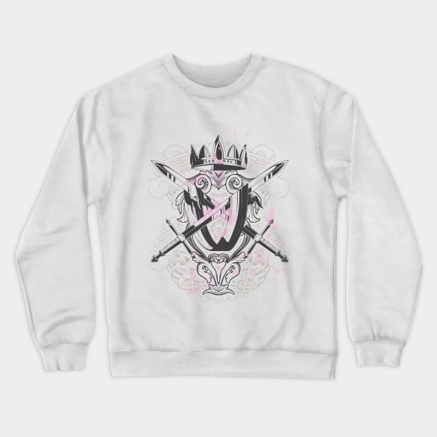 Crown and Swords Crewneck Sweatshirt by Verboten